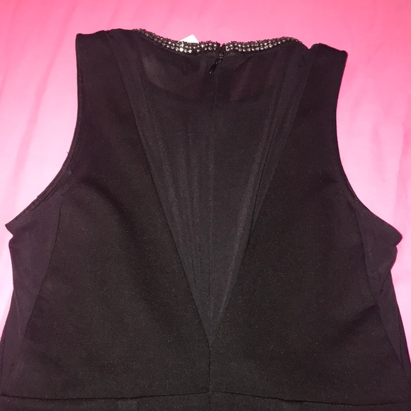 Top Shop Mesh Chest Cut Out Dress - Picture 4 of 5